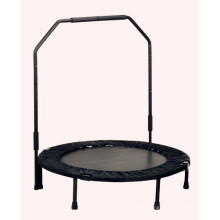 Outdoor Mini Foldable Trampoline with Handrail Bar